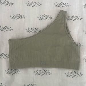 Set active one shoulder bra